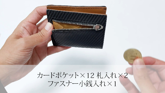 Amazon | [エクスビータ] 【しっかり閉じて膨らまない】 財布 メンズ 2