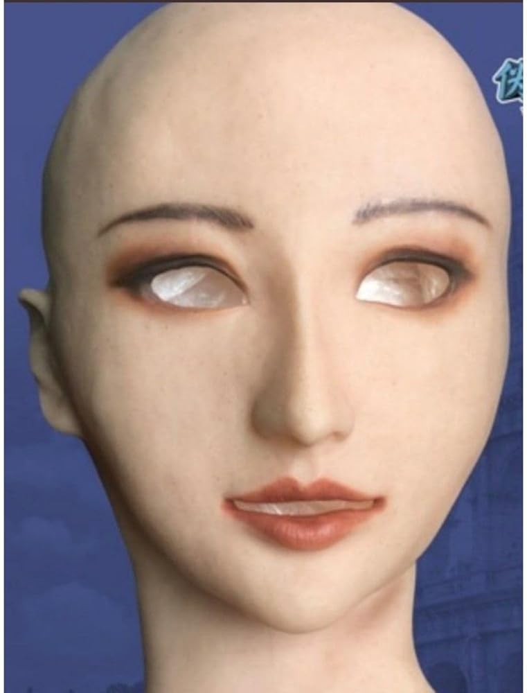 Amazon.co.jp: 超リアル シリコン製 フィメールマスク ラバーマスク