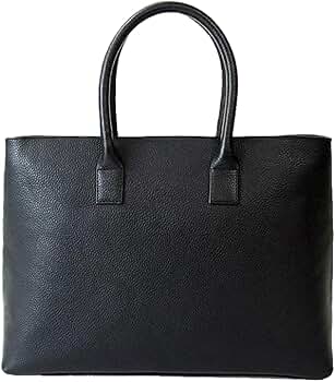 Amazon.co.jp: [HushTug] レザー ビジネスバッグ 「 シンプル な