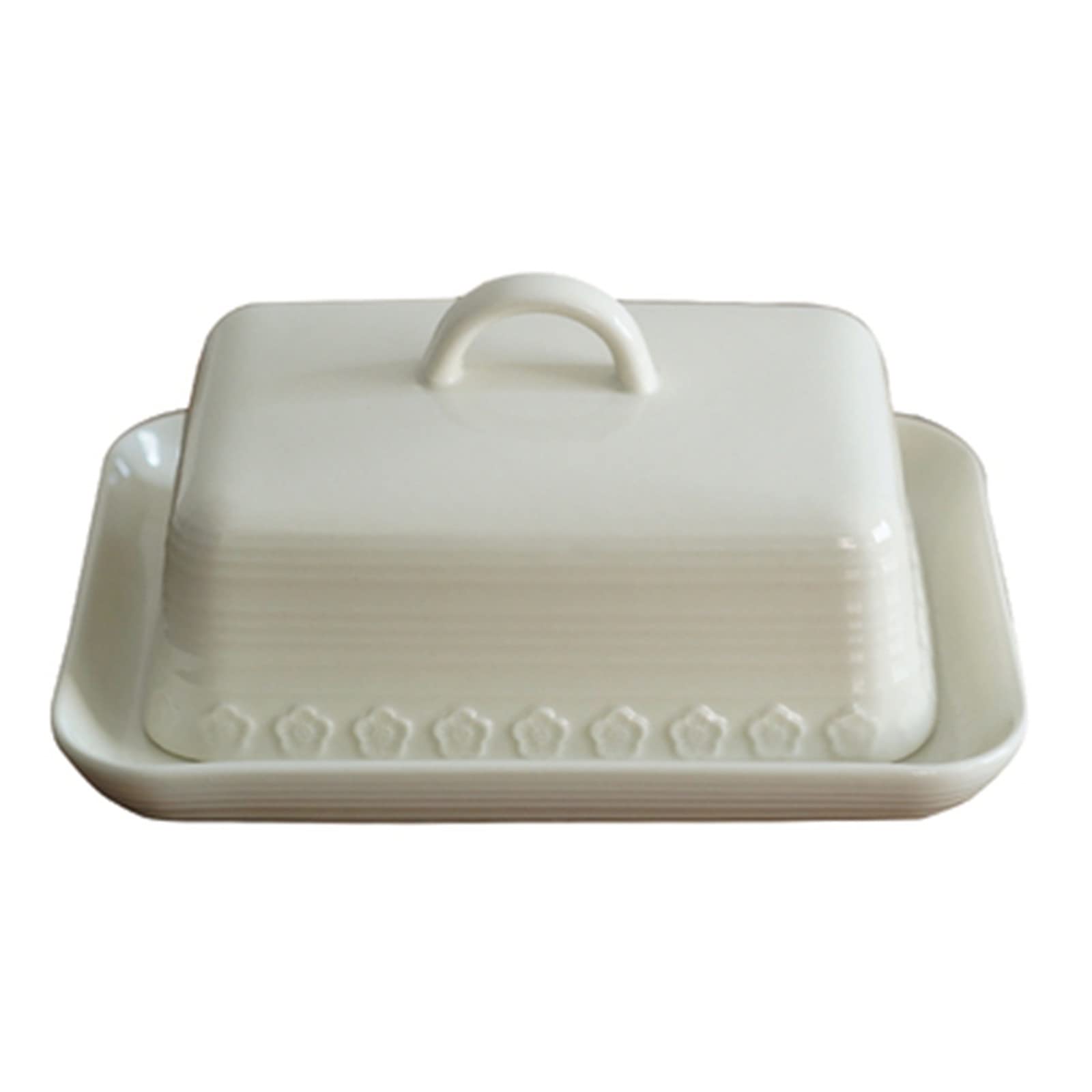 Amazon｜バターディッシュ セラミック（フタ付 ふたのパン皿が付いて