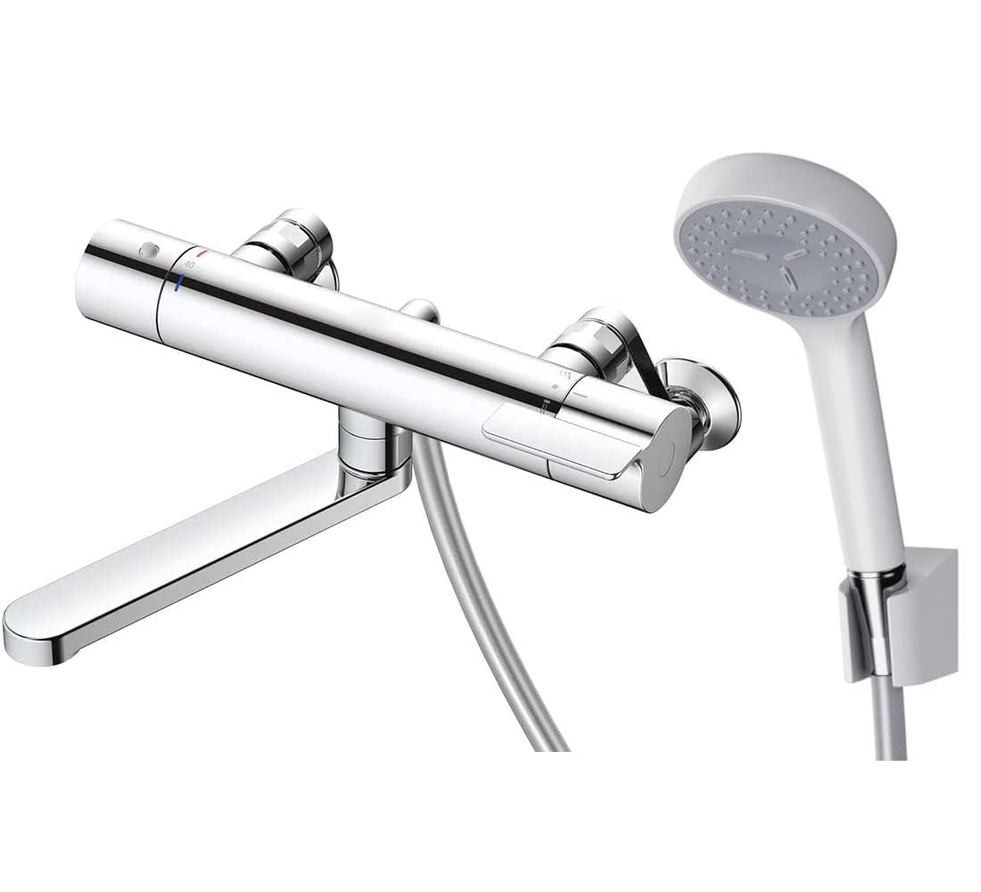 Amazon | 浴室用壁付サーモスタット混合水栓 170mm コンフォート