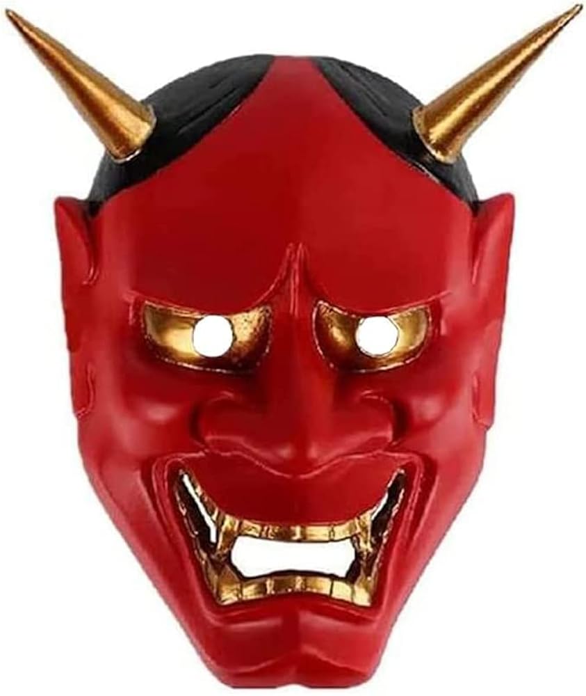 Amazon | 般若 お面 般若の御面 1個入り 般若 はんにゃ鬼のお面 般若