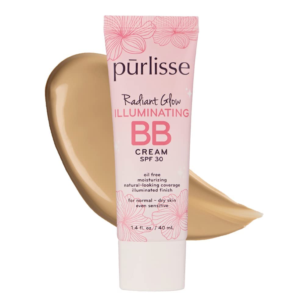 Amazon.com: pūrlisse Radiant Glow Illuminating BB Cream with SPF