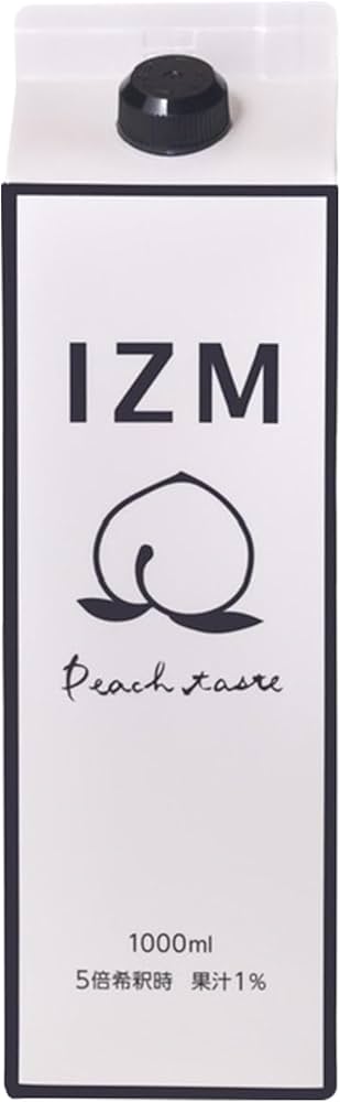 Amazon | 酵素ドリンク IZM PEACH TASTE イズム ピーチテイスト 1000ml