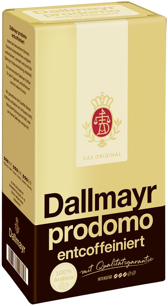 Amazon.com : Dallmayr - Prodomo Decaffeinated Ground Coffee - 500g