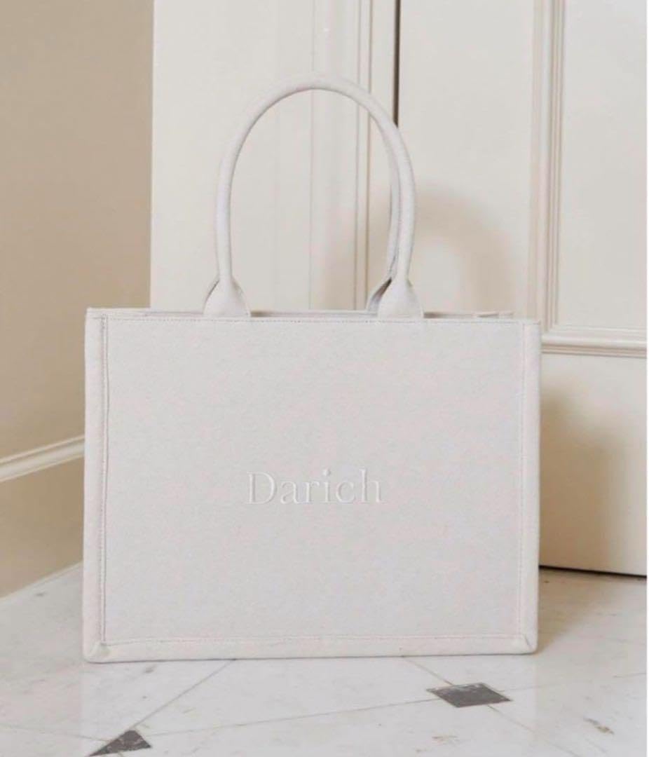 Amazon.co.jp: Darich ダーリッチ ロゴトートバッグ アイボリー