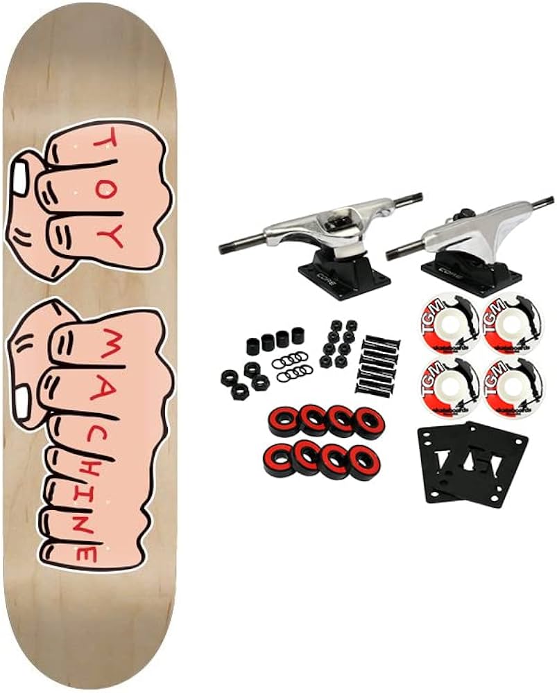 Amazon | Toy Machine スケートボード コンプリート 拳 ナチュラル 8