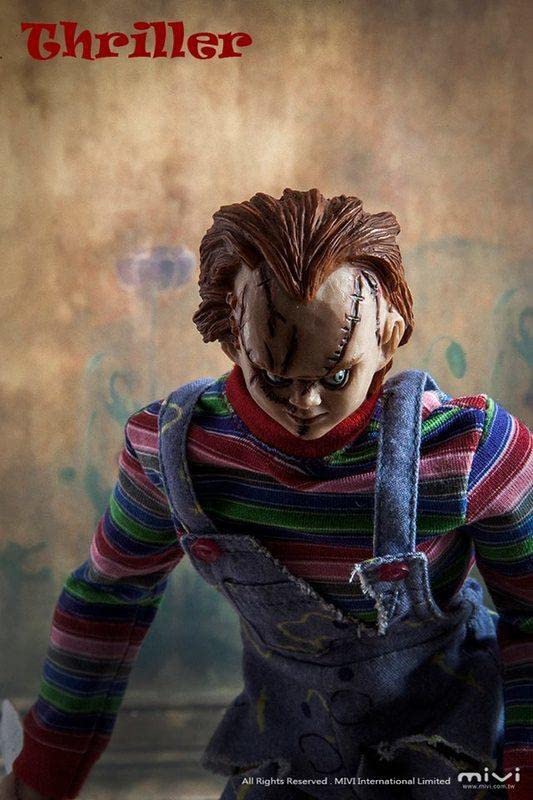 Amazon.co.jp: MiVi 16 Thriller Play Chucky アクションフィギュア 検