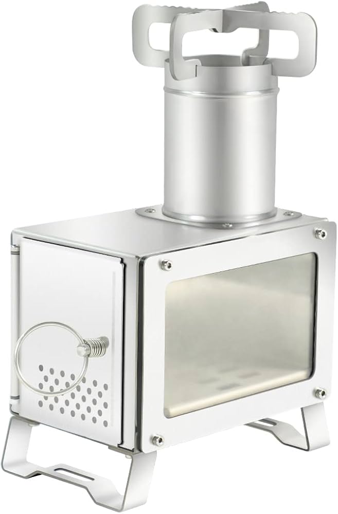 Amazon | Soomloom薪ストーブMECA 小型テーブル暖炉 煙突付き