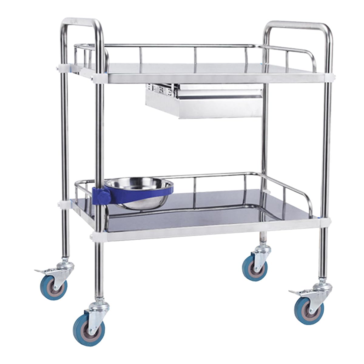 ステンレス製 医療用引出し付カート メディカルワゴン 回診車