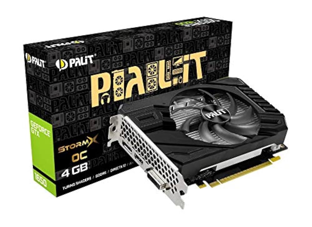 PALIT GeForce GT 1650 4G GDDR5 グラフィックボード PALIT GeForce