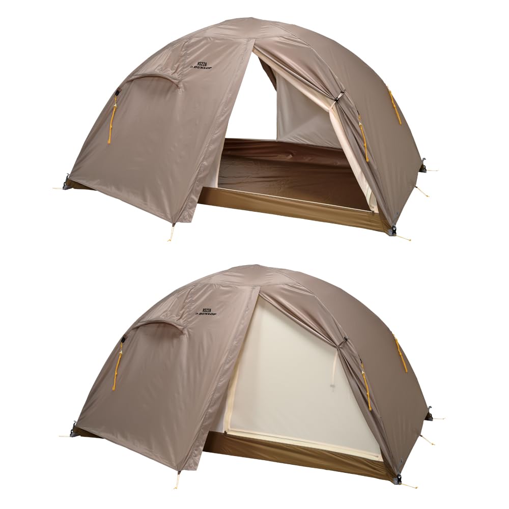 Amazon.co.jp: ダンロップ コンパクトアルパインテント 2人用 両入口