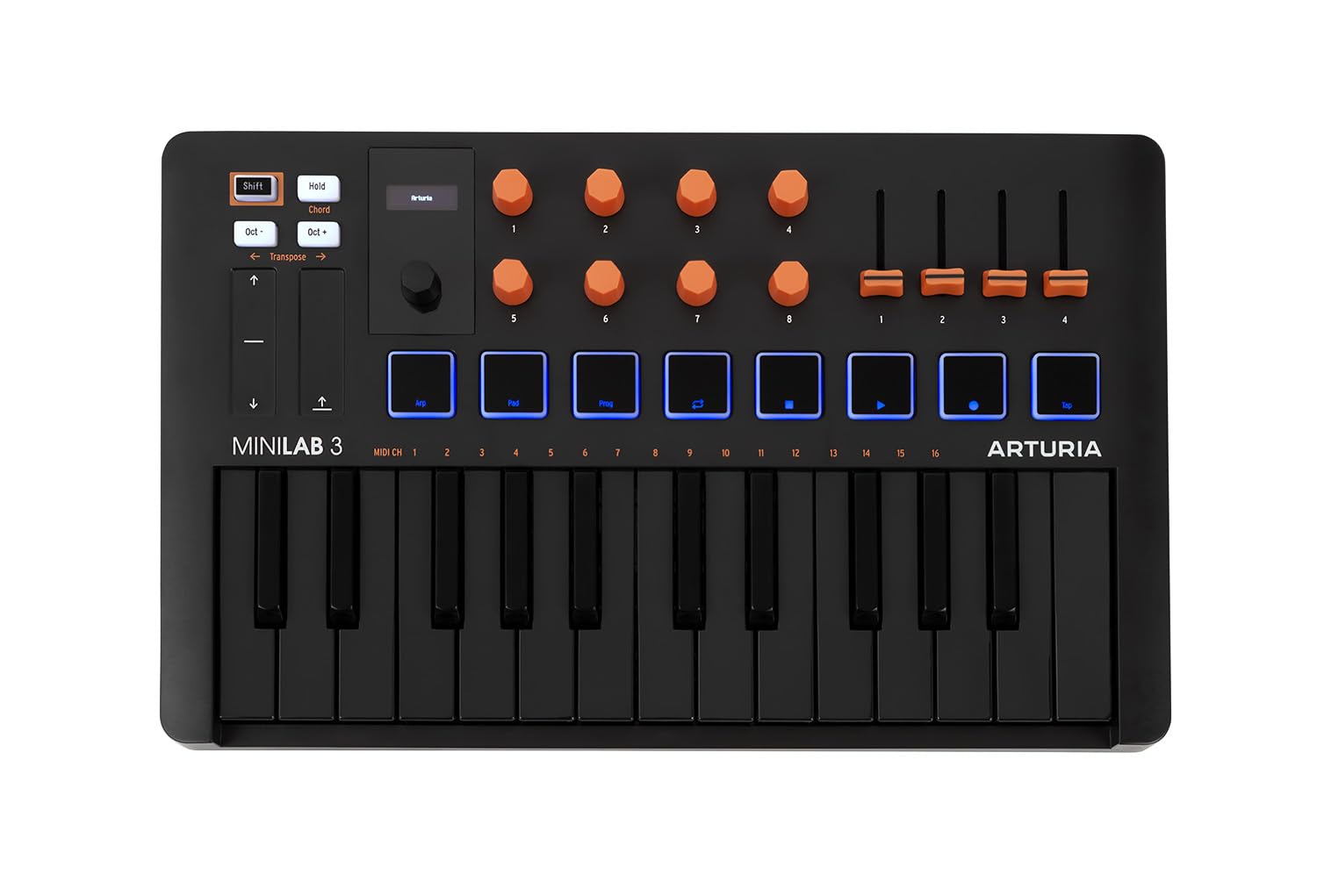 Amazon.com: Arturia MiniLab 3 - Universal MIDI Controller for