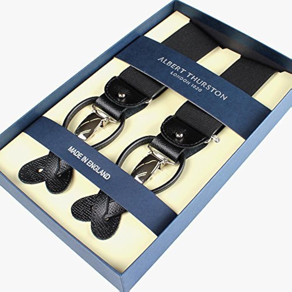 Amazon | ALBERT THURSTON アルバートサーストン サスペンダー エラ