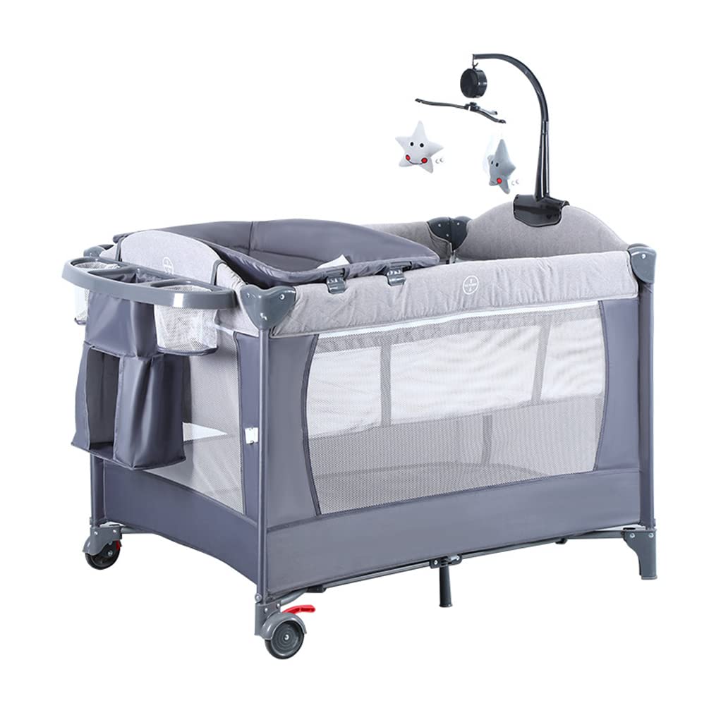 Amazon.co.jp: Wondc ベビーベッド プレイヤード ベビーサークル