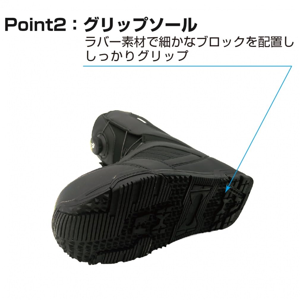 Amazon | kissmark(キスマーク) スノーボード ブーツ KM ジャフィ BK