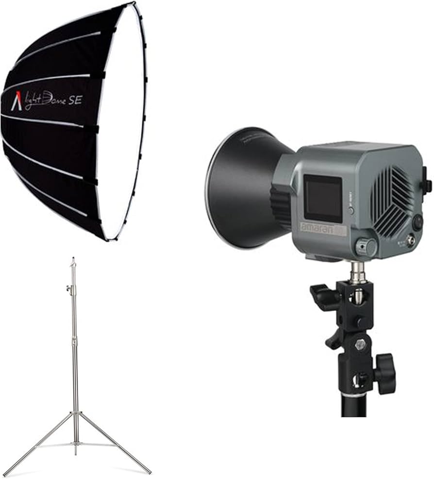 Amazon | Aputure Amaran 60D ドーム SE ソフトボックス付き、65W 出力