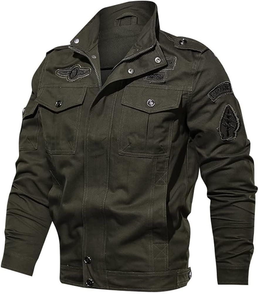 Alloaone Men's Jacket Windbreaker Overcoat Outdoors Youth