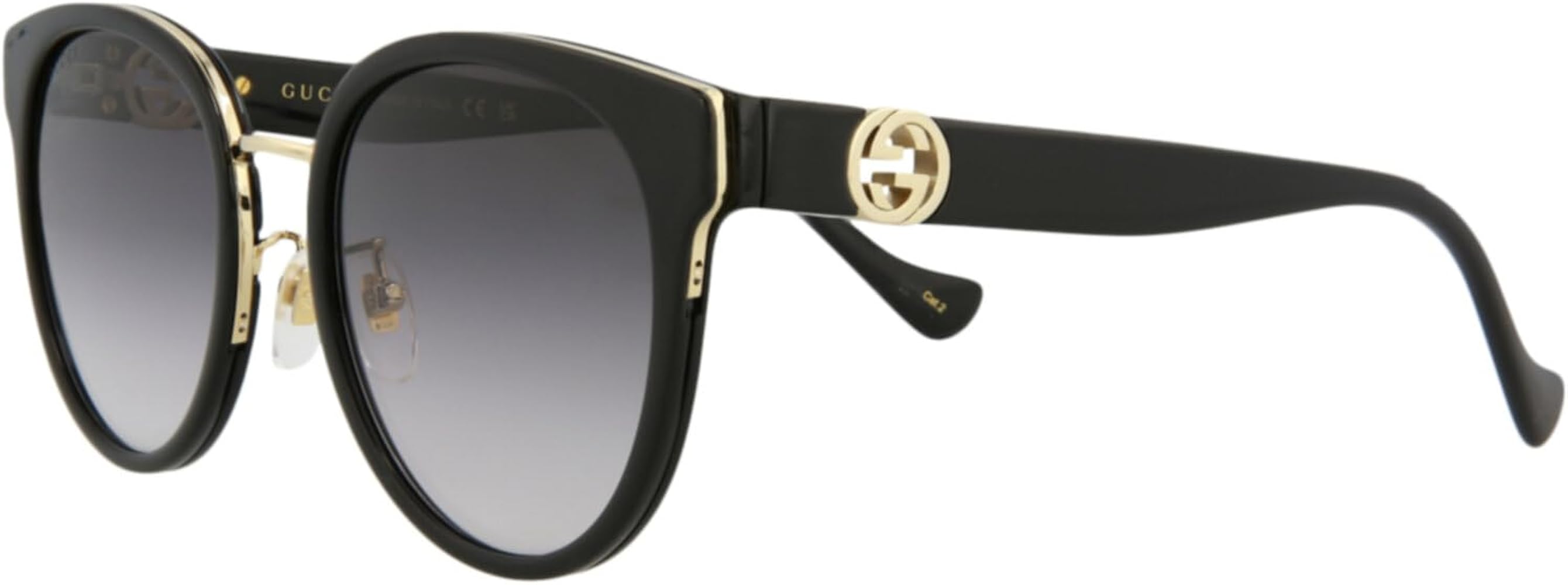 Amazon | [グッチ] サングラス レディース GG1027SK 006 ブラック