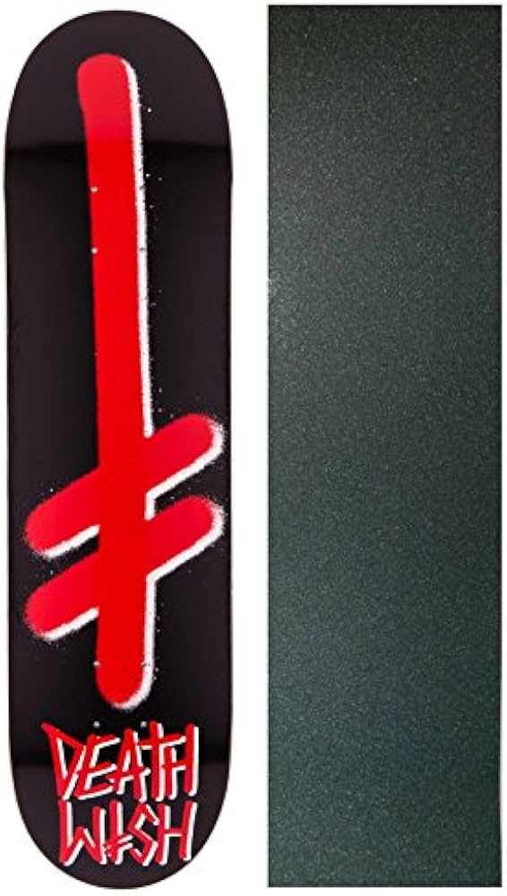 Amazon | Deathwish スケートボードデッキ ギャングロゴ ブラック