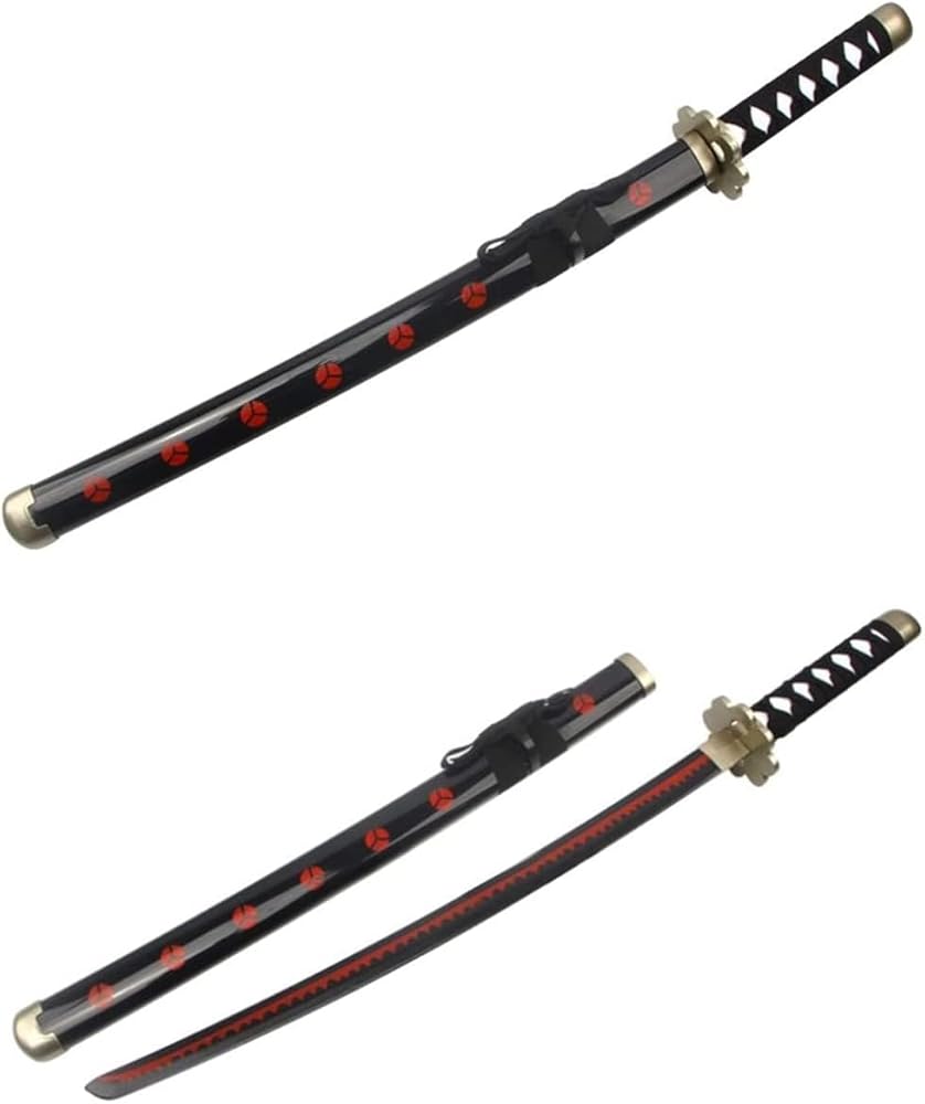 ワンピース】【黒刀秋水】 武具 刀装具 日本刀 模造刀 居合刀 鉄製