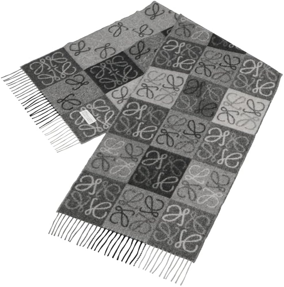 Amazon | [ロエベ] マフラー アナグラム ウール カシミヤ スカーフ