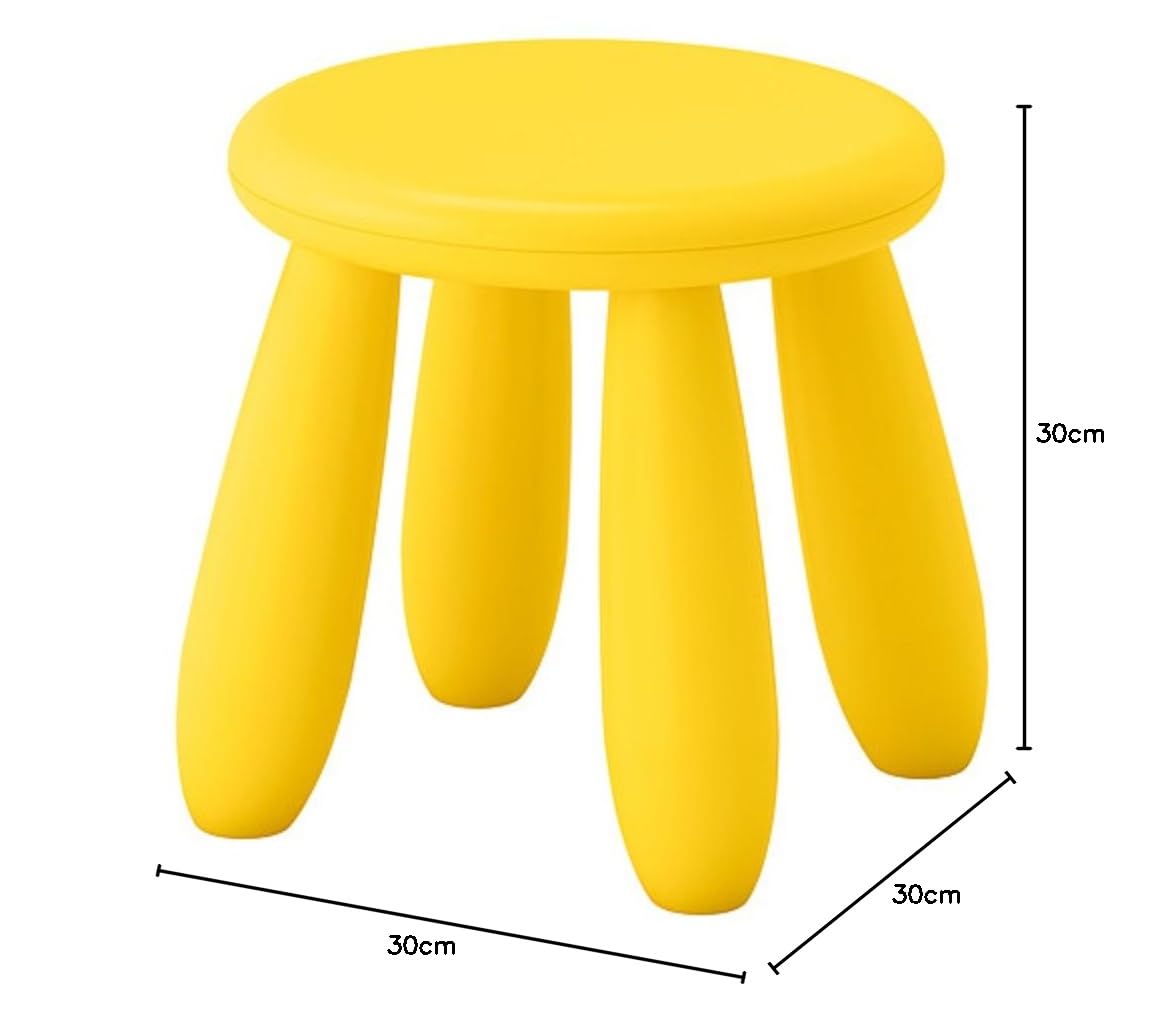 Amazon.co.jp: IKEA/イケア MAMMUT 子供用スツール イエロー
