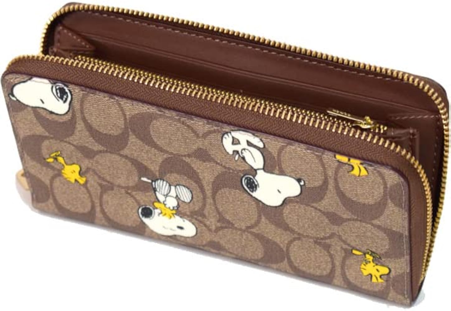 Amazon.co.jp: コーチ レザー 長財布 スヌーピー COACH シグネチャー