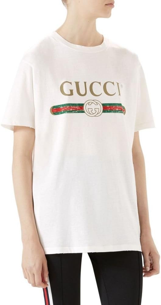 Amazon | (グッチ) GUCCI レディース トップス Tシャツ Logo Tee [並行