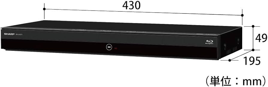 Amazon | シャープ 1TB 3番組同時録画 ブルーレイレコーダー 2B-C10CT1