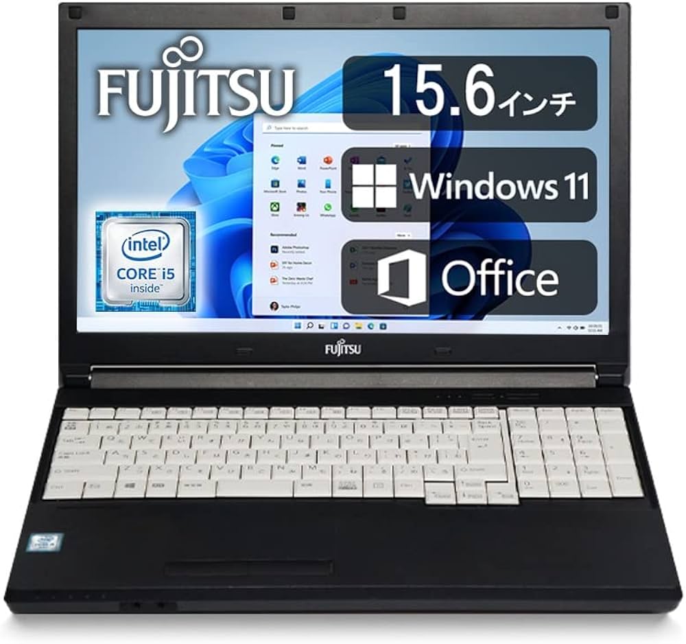 Amazon.co.jp: Fujitsu Laptop A576 / 15.6 Type / Number Pad / MS