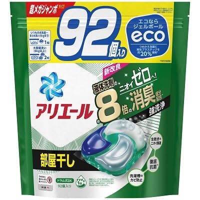 Amazon | 【P&G】アリエール ジェルボール 4D 部屋干し用 つめかえ用