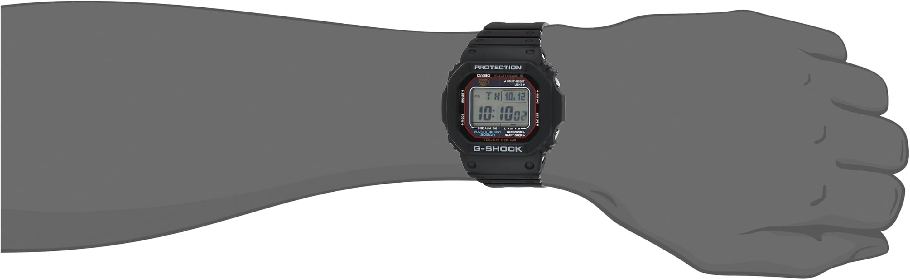 Amazon.com: Casio G-Shock GW-M5610U-1 Men's Solar Black Resin