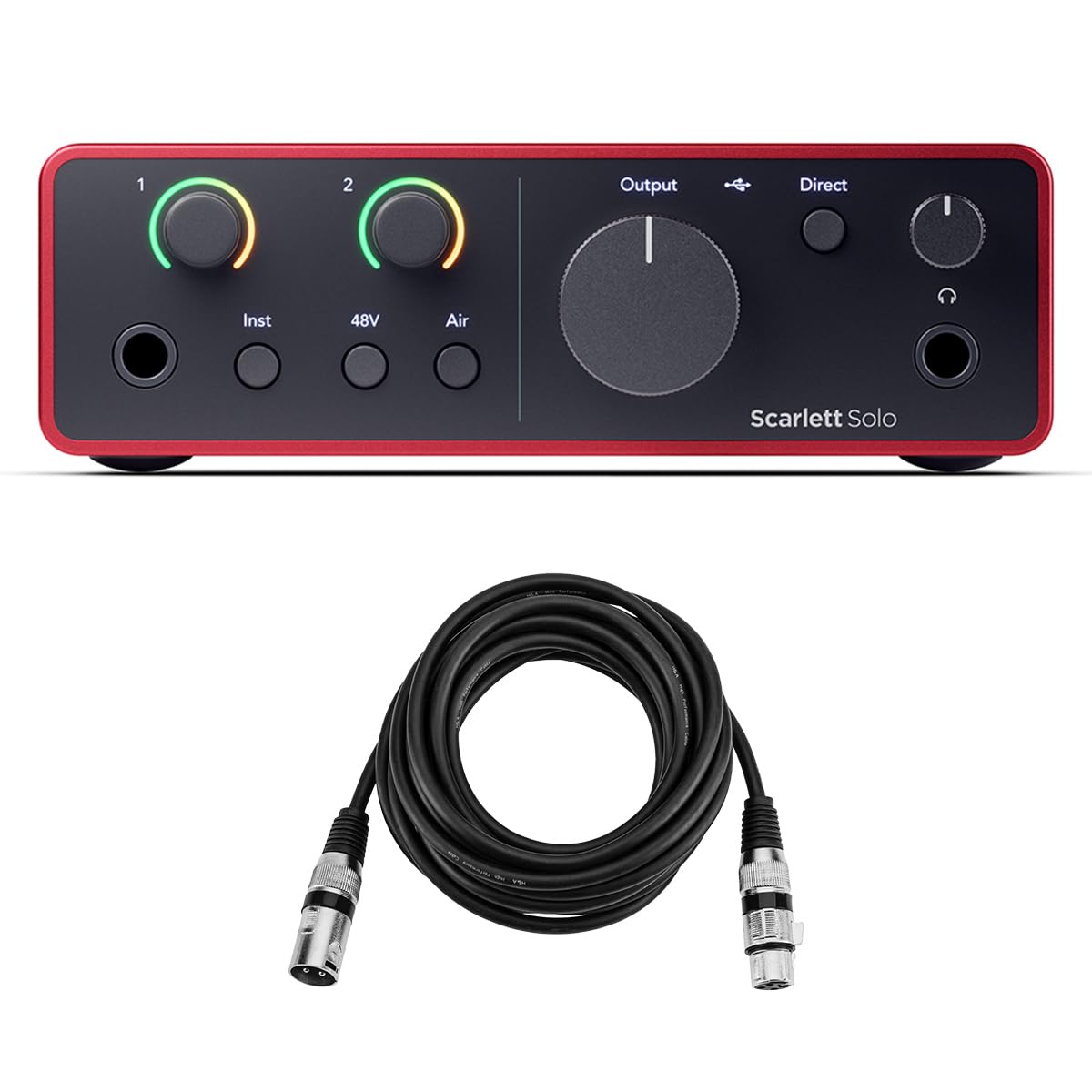 Amazon.co.jp: FOCUSRITE Scarlett Solo 第4世代 USBオーディオ