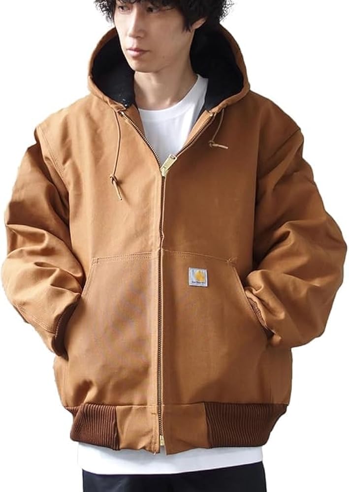 Amazon | [カーハート] アクティブジャケット メンズ 定番 人気 ルーズ