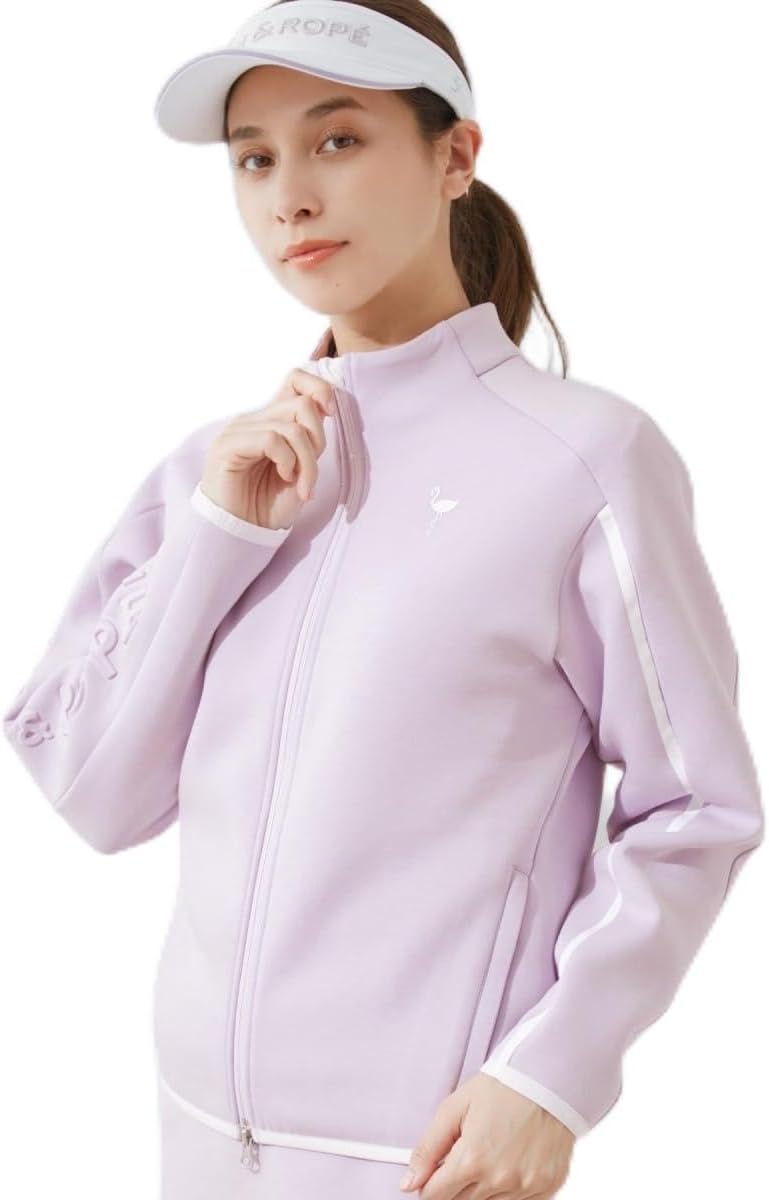 Amazon | [ジュンアンドロペ] ブルゾン ダンボールニットエンボスロゴ