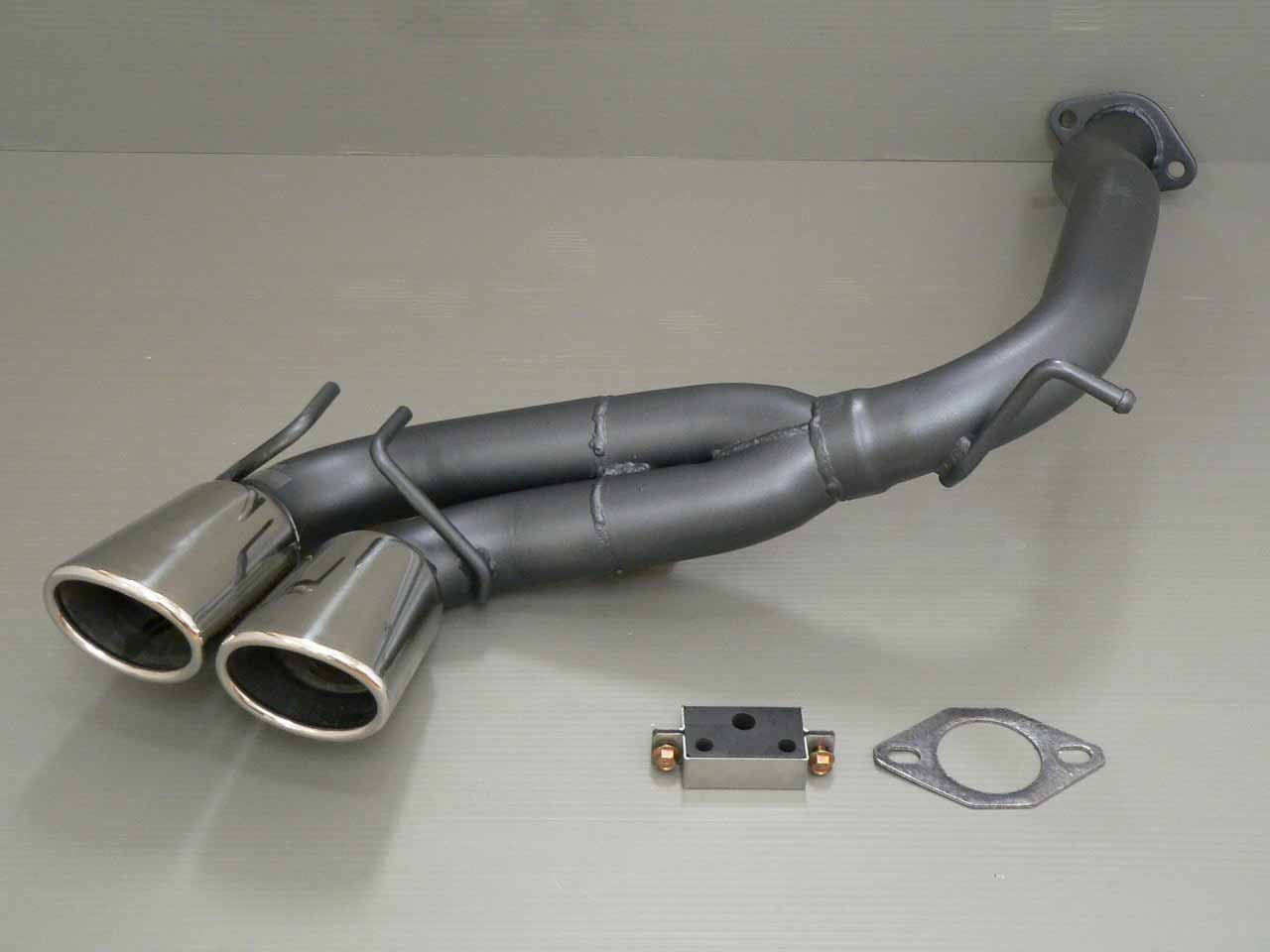 Amazon | AUTOACE ダイハツ エッセ◇センター出しデュアルマフラー 4WD