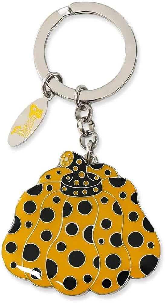 Amazon.co.jp: [MoMA] 草間彌生：キーリング 南瓜 イエロー : ファッション