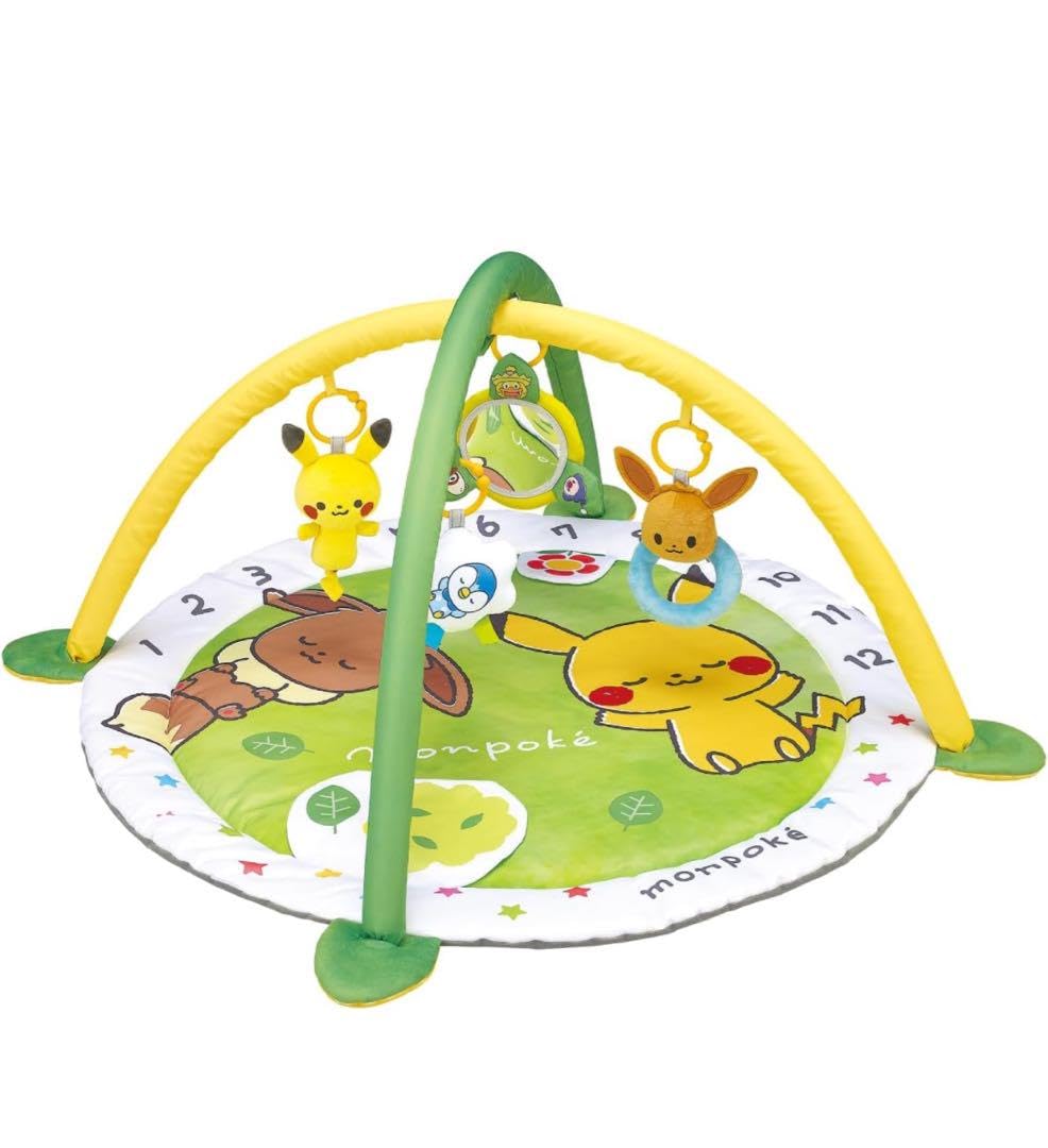 Amazon.co.jp: モンポケ ベビージム (洗濯機洗い可手洗い可) 知育玩具