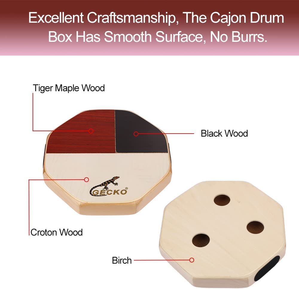 Amazon | GECKO カホン ポータブルボックスドラム 収納袋付 ハンド