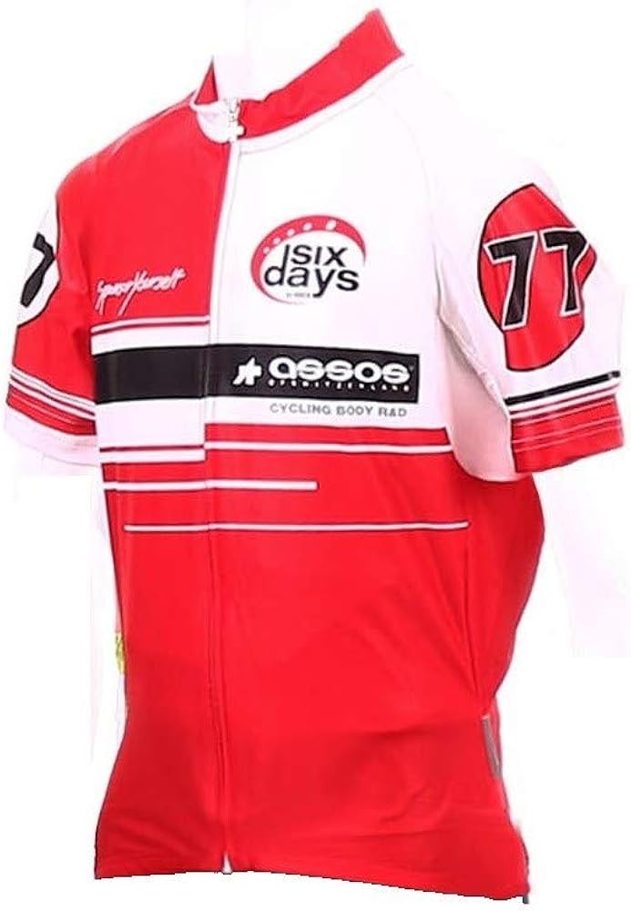 Amazon | Assos 6DAYS JERSEY XSサイズ 赤 アソス シックスデイ
