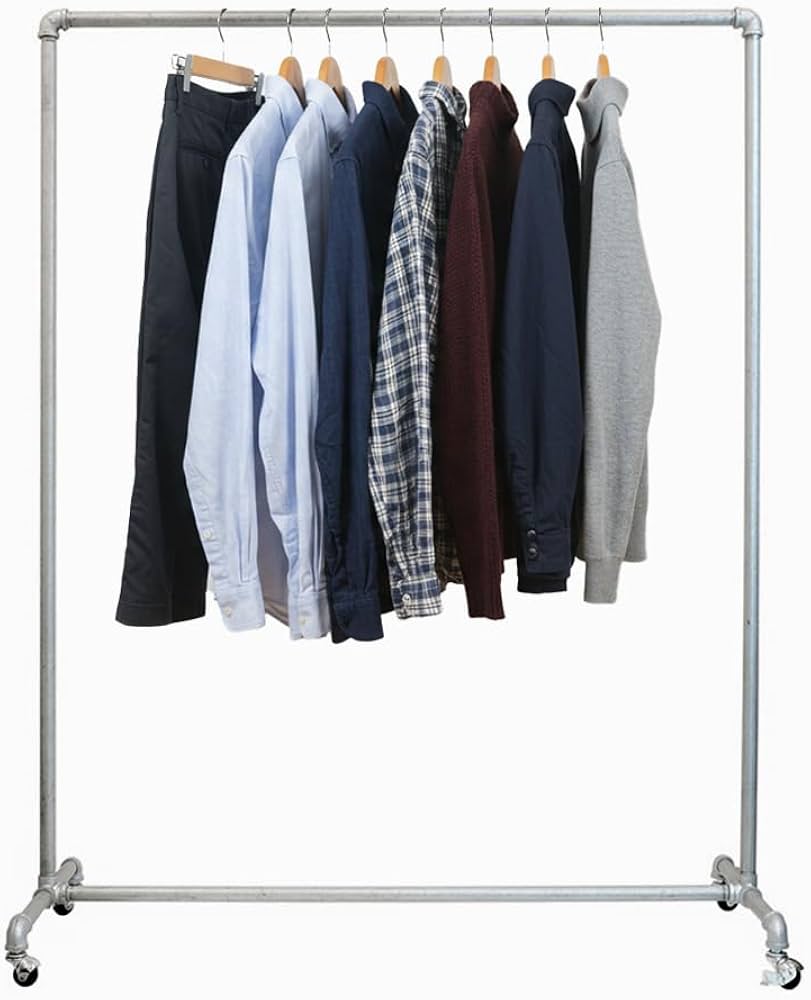 Amazon.co.jp: ガス管ハンガーラック 120cm幅 GS-HR120F ガス管を