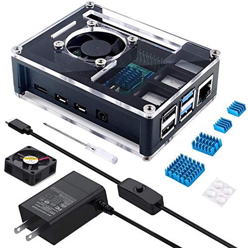 Amazon.co.jp: Miuzei 最新 Raspberry Pi 4 ケース ラスベリー パイ4