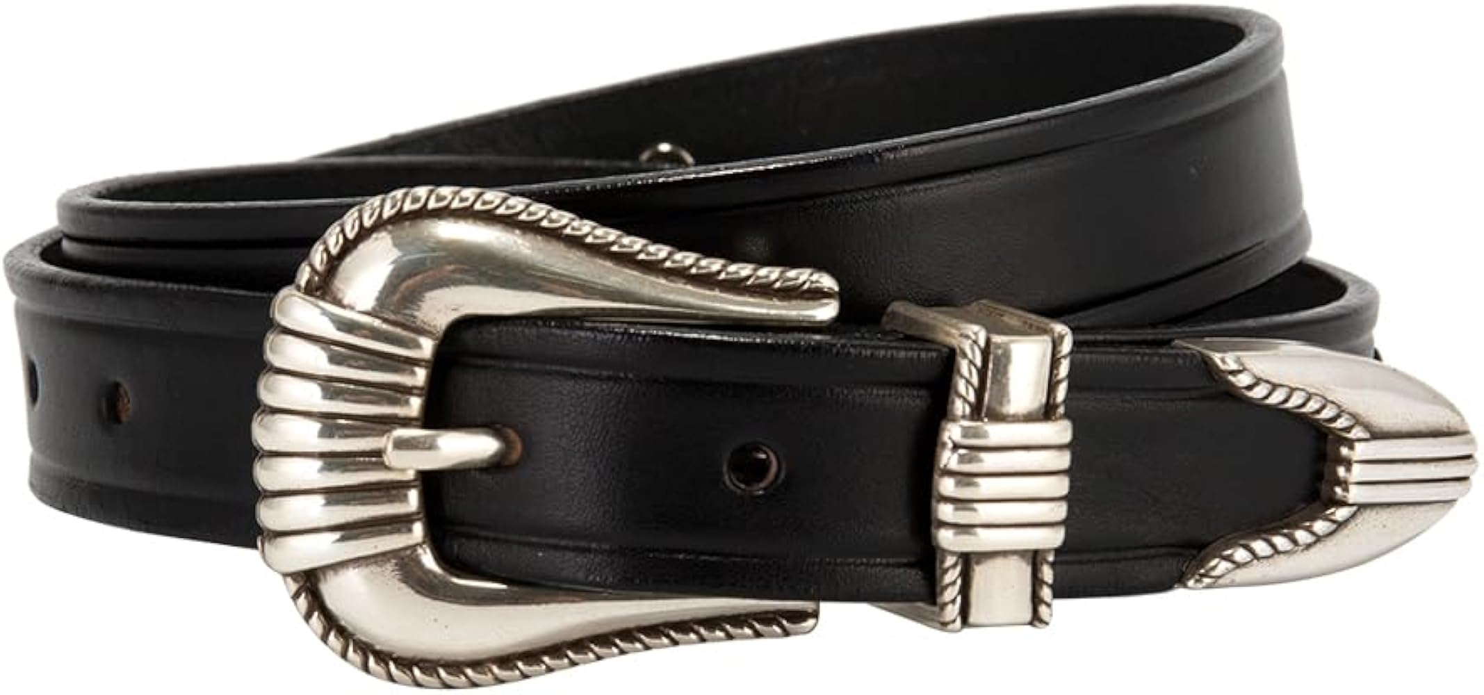 TORY レザー ベルト Silver Bits and Buckle Tory Leather Belt with