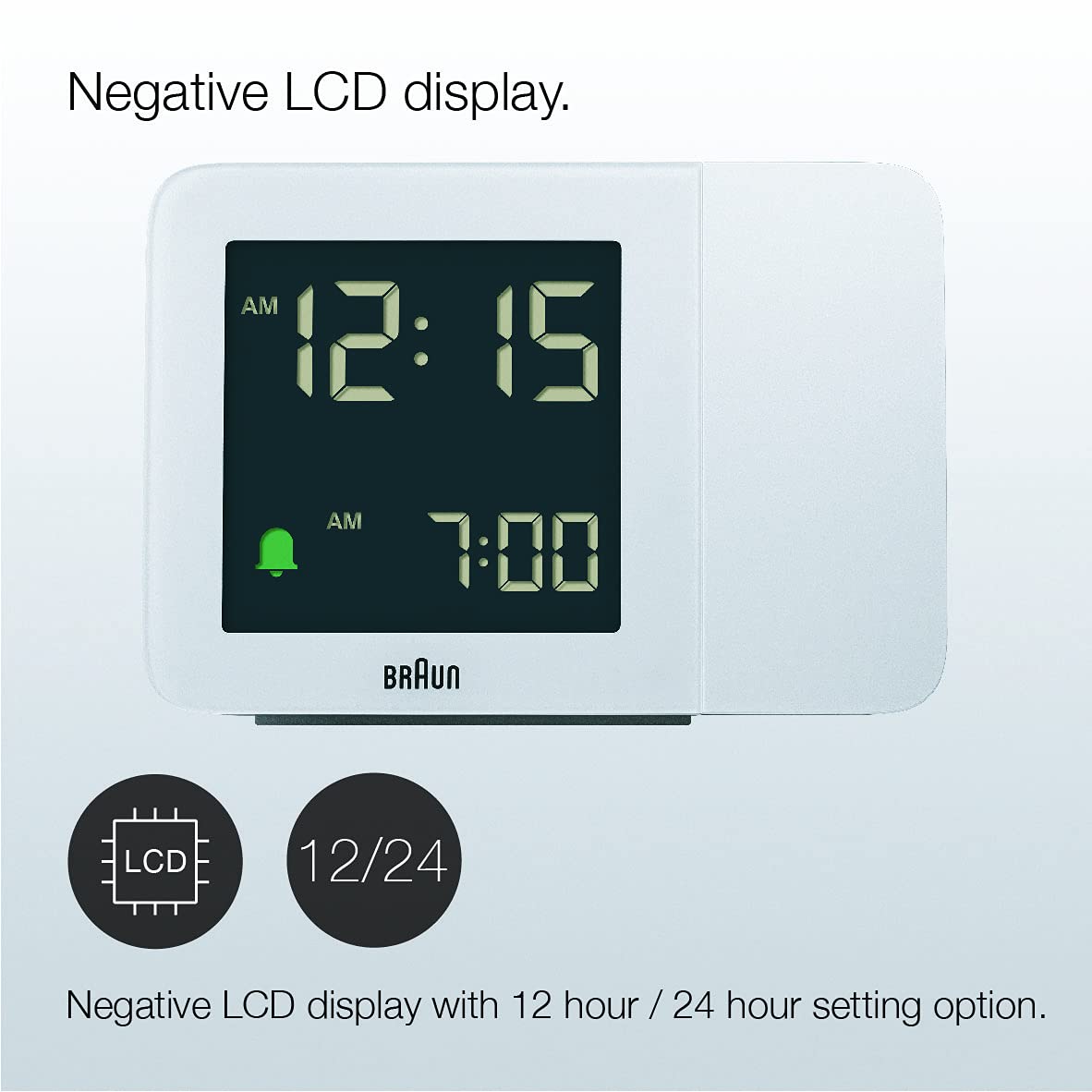 Amazon.com: Braun Digital Projection Alarm Clock with 4 Backlight