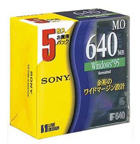 Amazon.co.jp: SONY 3.5型MOディスク 5枚 640MB Windowsフォーマット