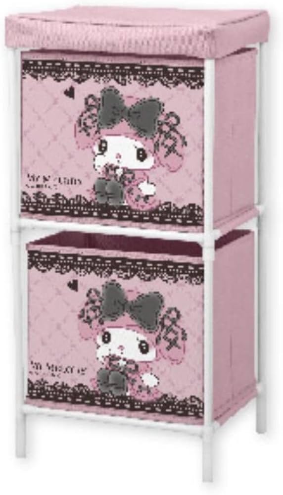 Amazon｜マイメロディクロミ 真夜中のメロクロ 2段収納ボックス マイ