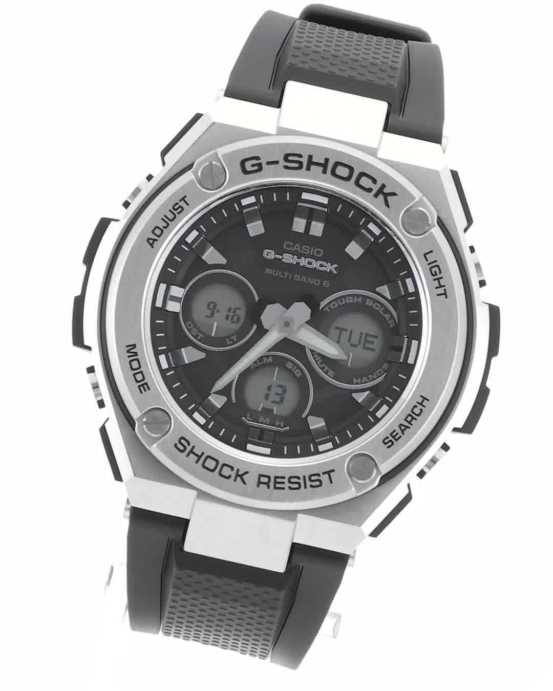 Amazon | [カシオ] 腕時計 ジーショック 【国内正規品】 G-STEEL 電波