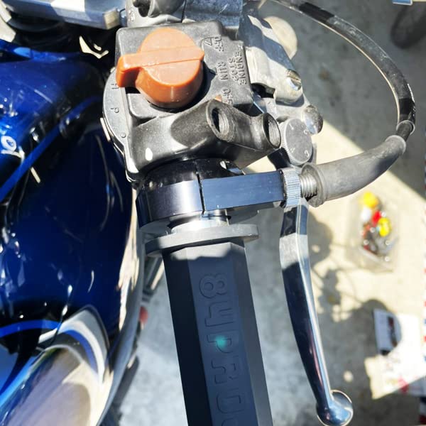 Amazon | 84BOX 84ボックス 黒 アルミ製 スロットル ホルダー CBX400F