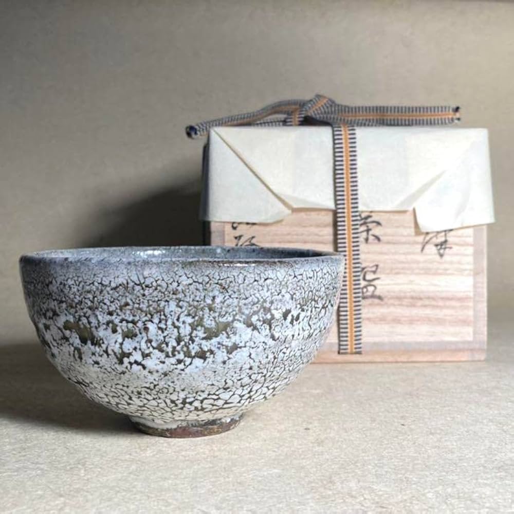 Amazon.co.jp: 蛇蝎唐津茶碗 唐津焼 焼き物 茶碗 抹茶碗 茶道 茶陶